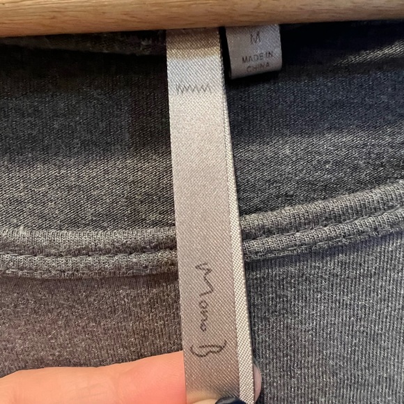 MONO B Long Sleeve Top **Size Medium** - Picture 4 of 5